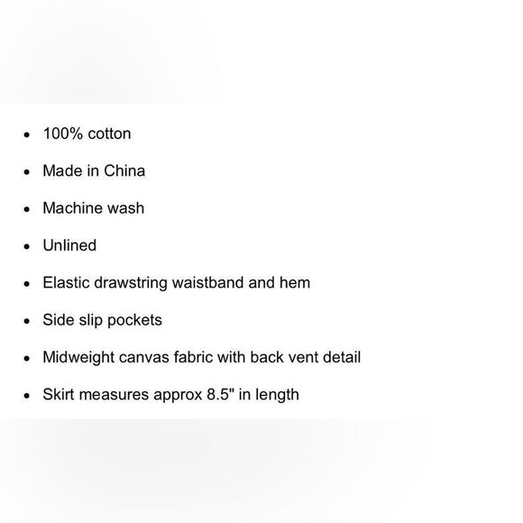 NEW Helsa Workwear Drawcord Maxi Skirt in Ecru/Grey - Picture 7 of 11